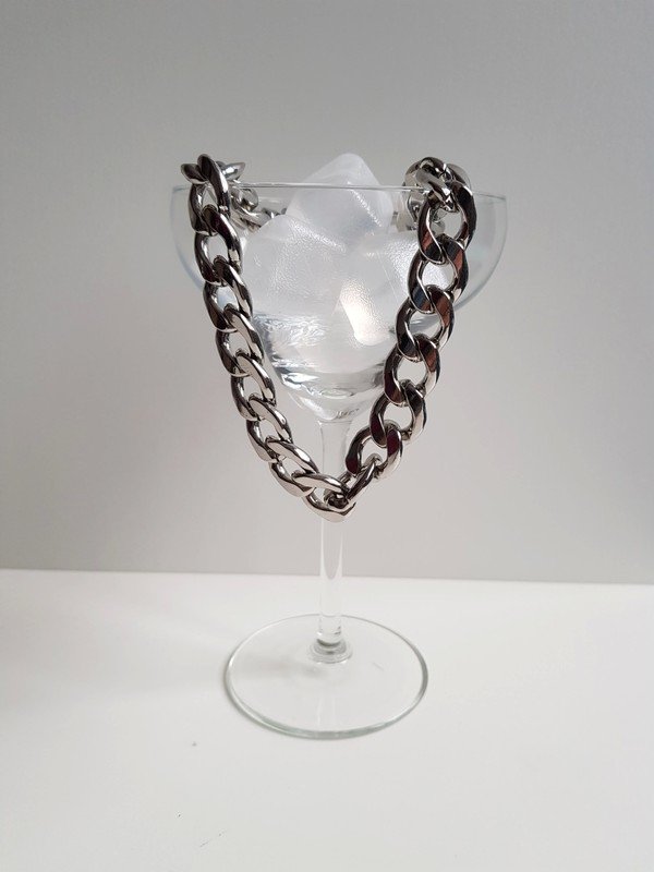 Silberne Schmuckhalskette von Mango