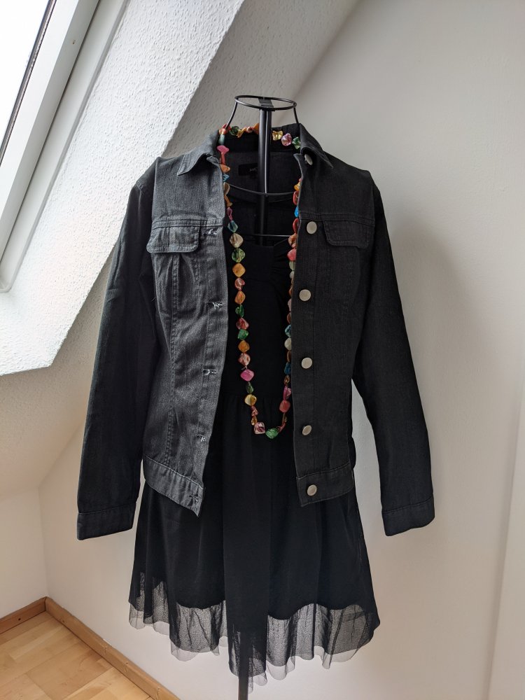 Schwarze Jeansjacke von Just Me