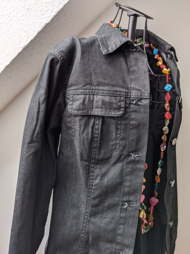 Schwarze Jeansjacke von Just Me