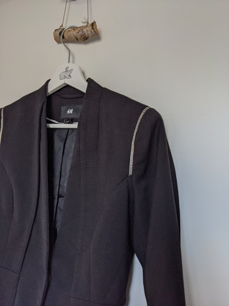Schwarzer Sweatblazer von H&M