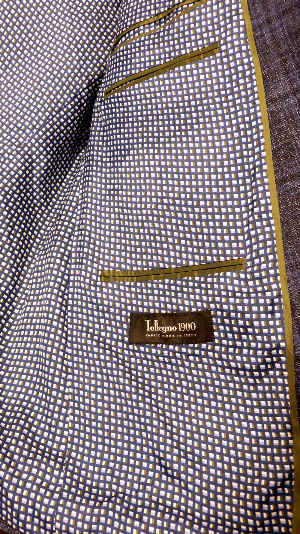 Jacke Sakko * Gr. 26 * Tollegno 1900 * blau 