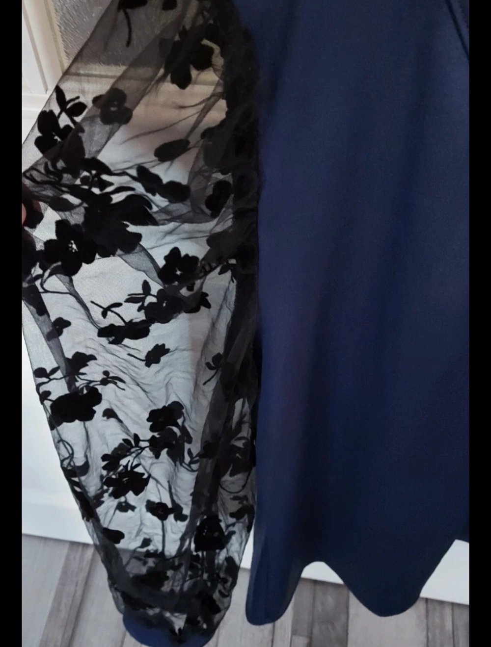 Damen Bluse Tunika mit puffärmel gr.L XL