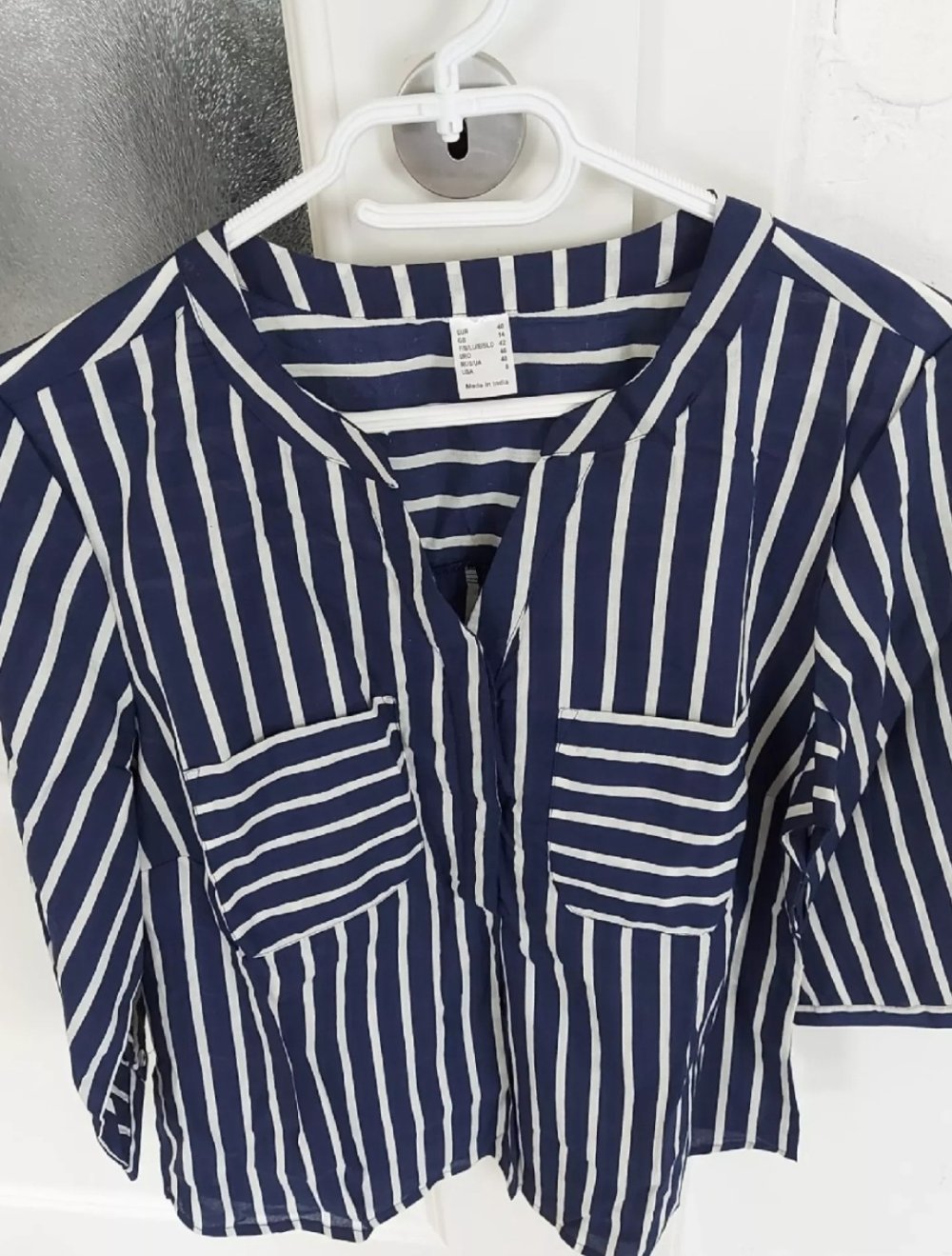 Damen Bluse Tunika gestreift gr.40