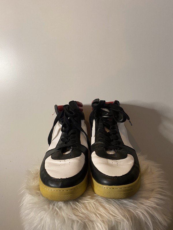 Schwarz weiß rote new Yorker sneaker Größe 43