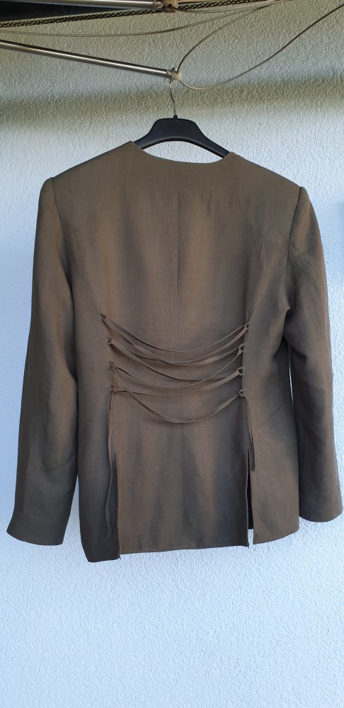 Leinen-Blazer/Jacket moosgrün, Gr. 40 Marke Cartoon