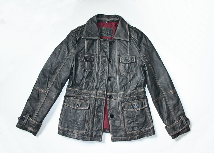 maze Größe L / M NEU & ungetragen USED-Look Lederjacke Designer-Jacke BikerJacke 