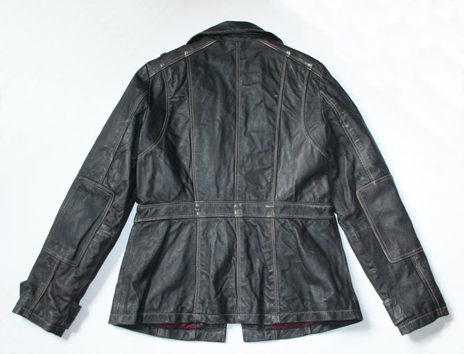 maze Größe L / M NEU & ungetragen USED-Look Lederjacke Designer-Jacke BikerJacke 