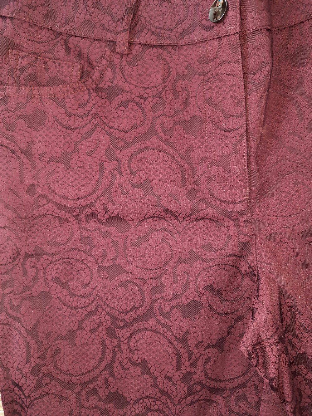 Neue Hose von Alfredo Pauly m. Jacquard * Kurzgröße 21 (Gr. 42)
