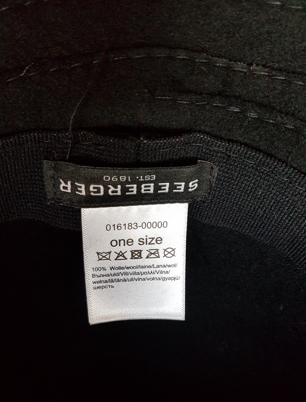 Hut Trachtenhut Seeberger schwarz