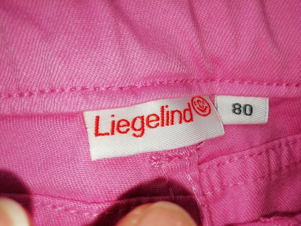 Baby Hose rose Gr. 80 Neu