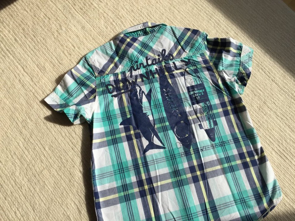 Kurzarm Hemd Karo, Gr. 152