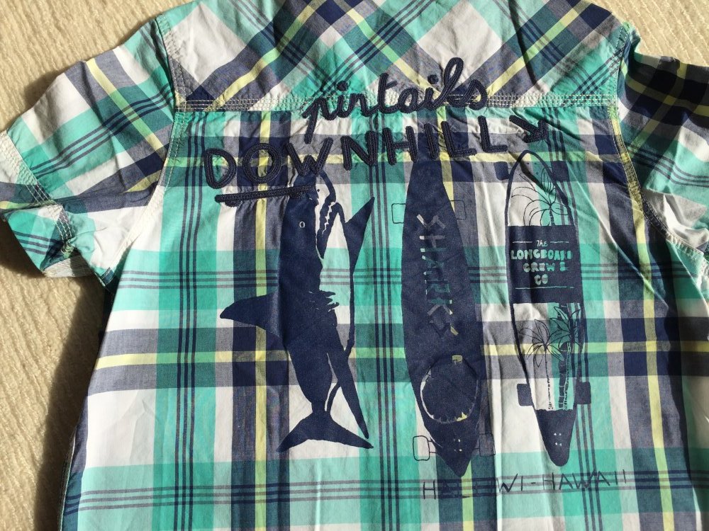 Kurzarm Hemd Karo, Gr. 152