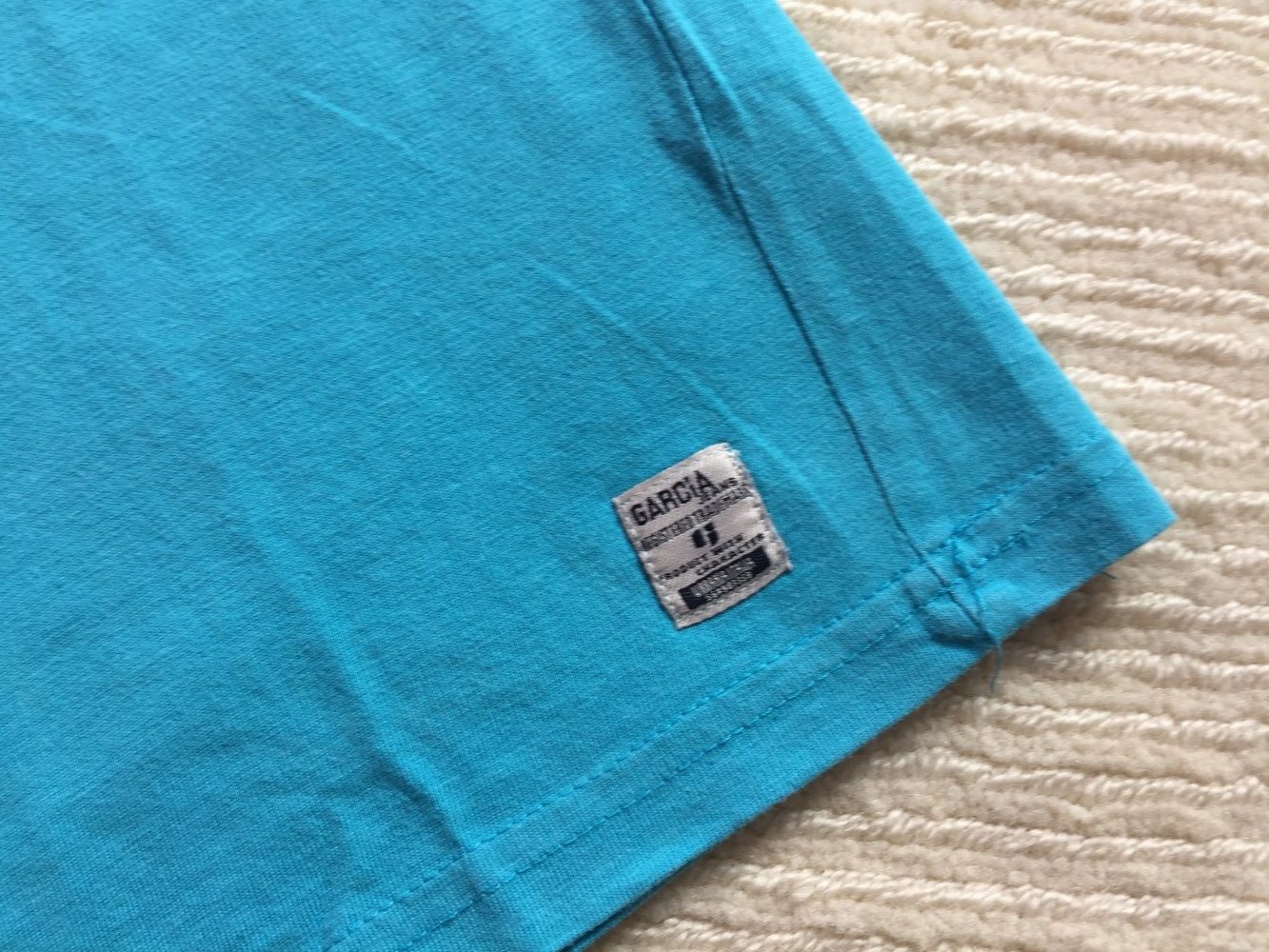 GARCIA T-Shirt Türkis Kurzarm, Gr. 152-158