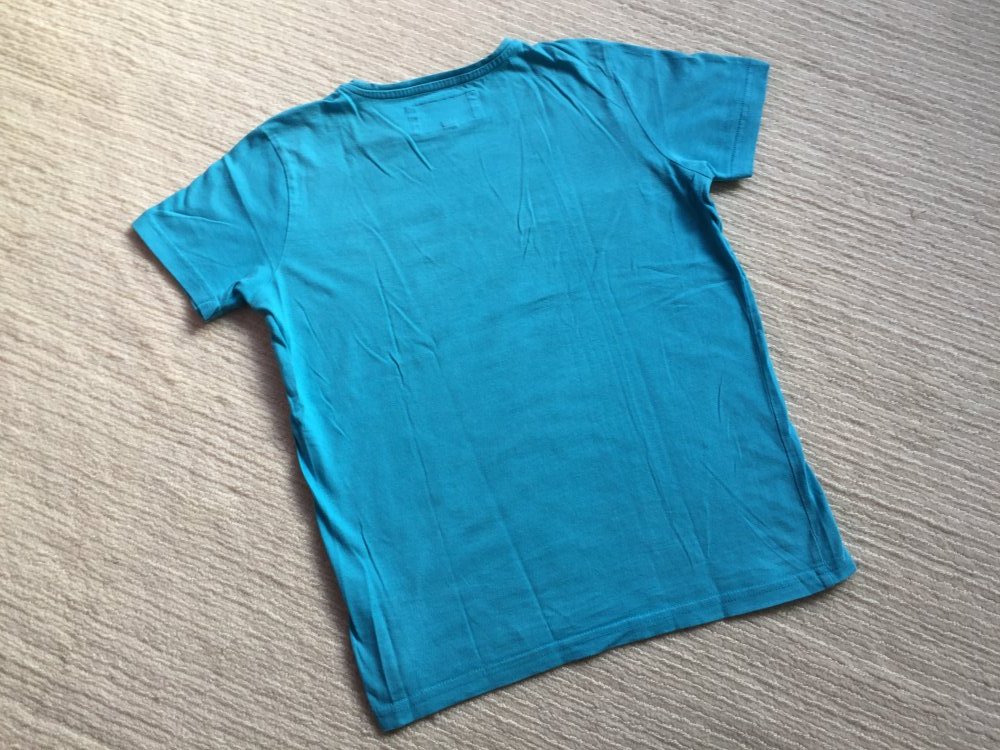 GARCIA T-Shirt Türkis Kurzarm, Gr. 152-158