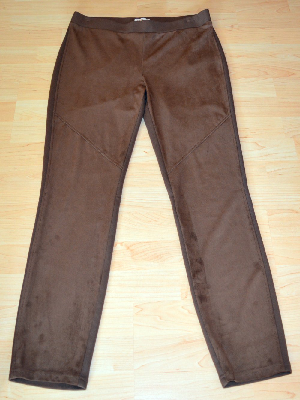 Schicke braune Damen Schlupfhose, VA Milano,         