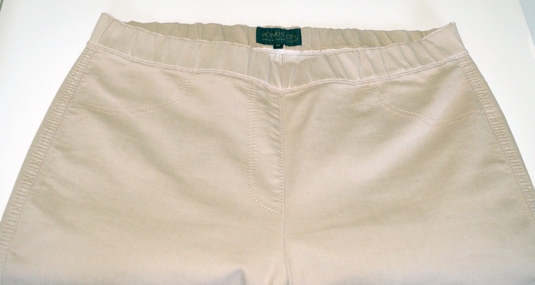 Schicke Damen Jeans, Beige, POMPÖÖS,