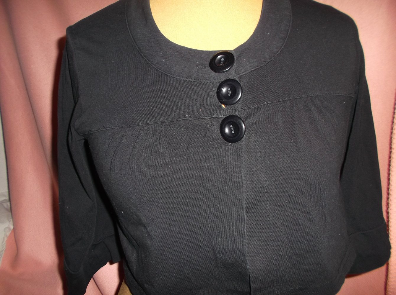 Street One Damen Kurzjacke Cardigan Gr.40 schwarz