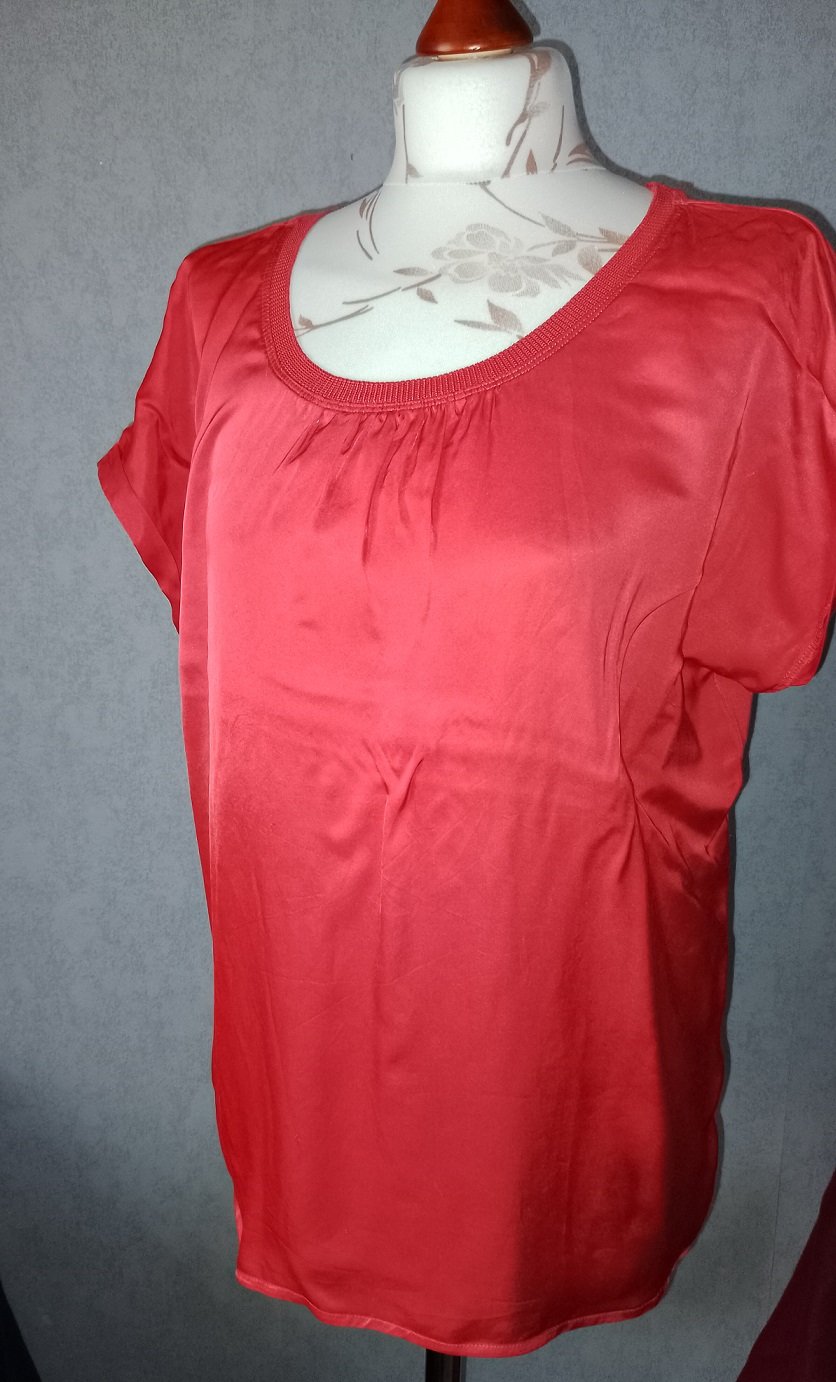 Taifun Damen Marken Tshirt Gr.42 rot 