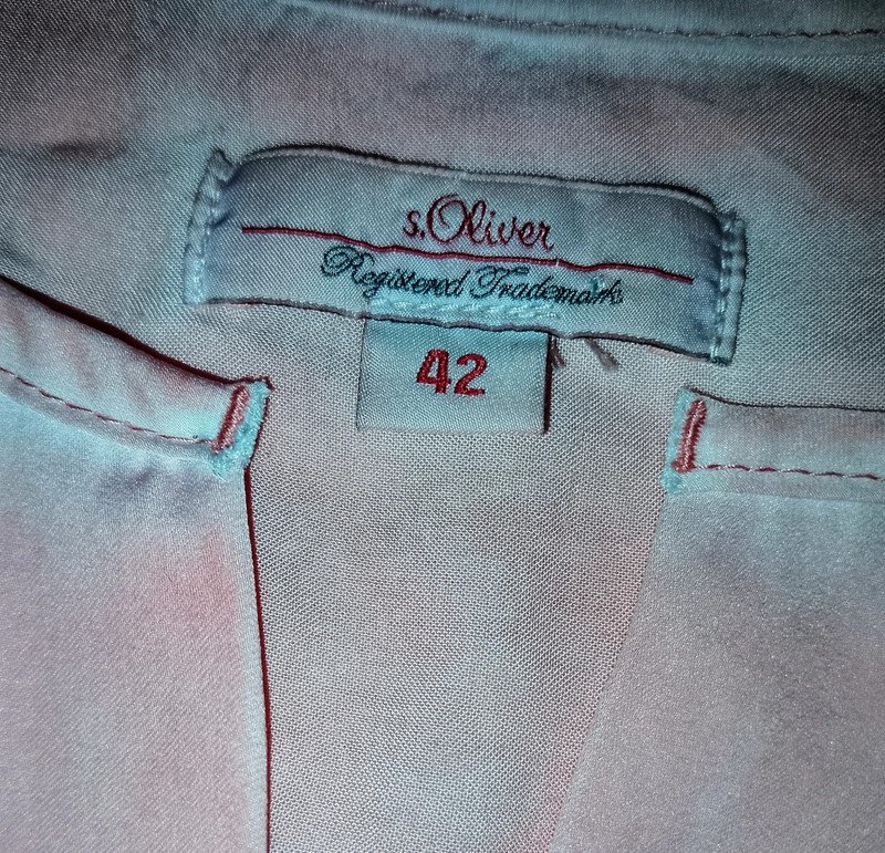 S.Oliver Damen Sommer Bluse Gr.42 lachs