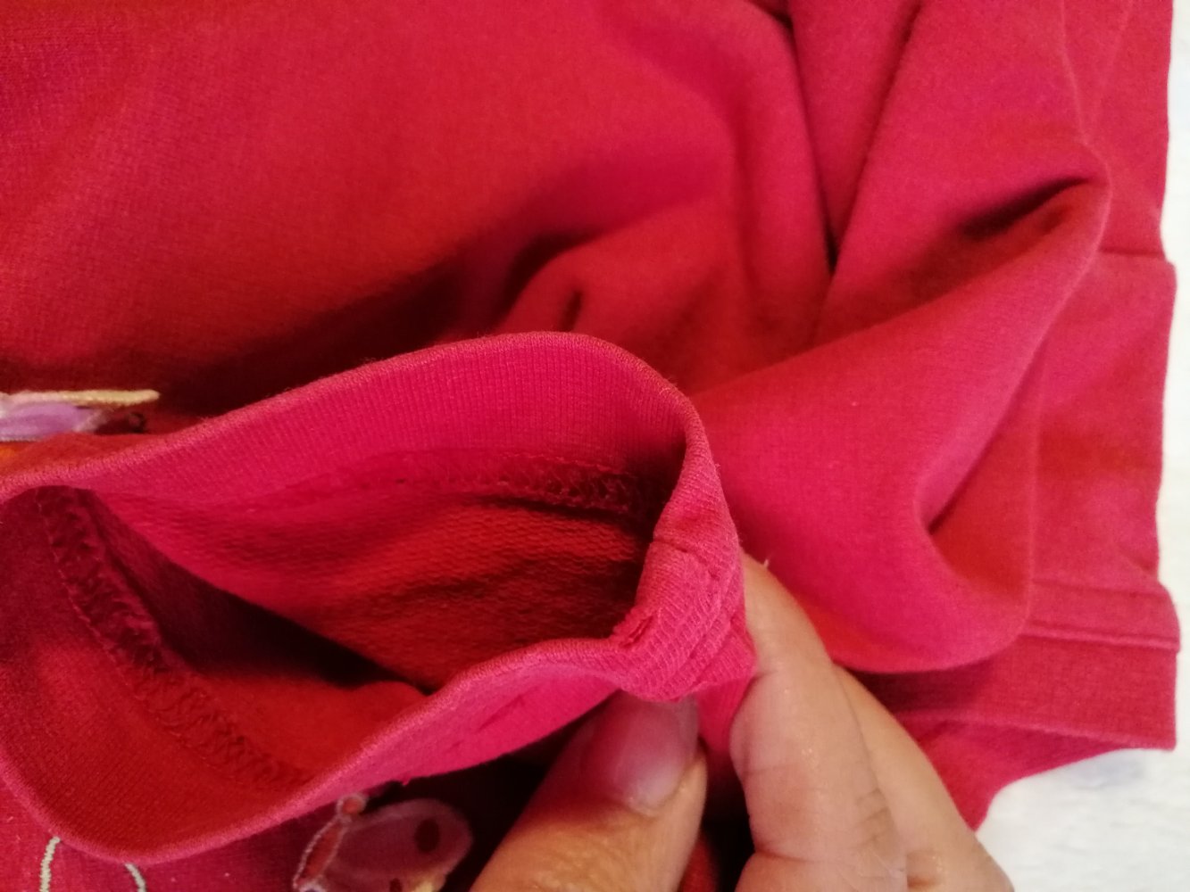 Dünneres Sweatshirt mit 