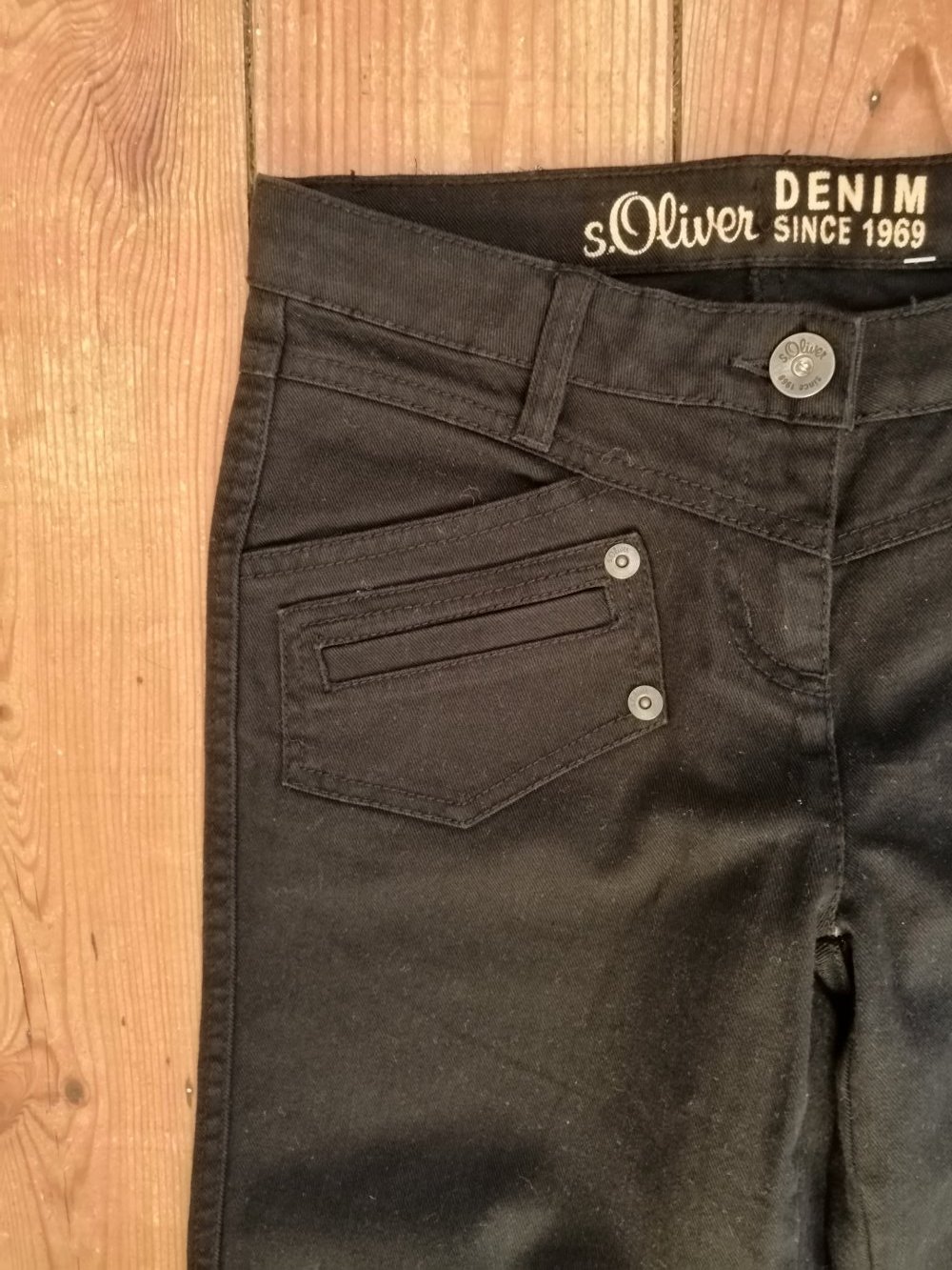 schwarze Jeans, Stretch, neu mit Etikett