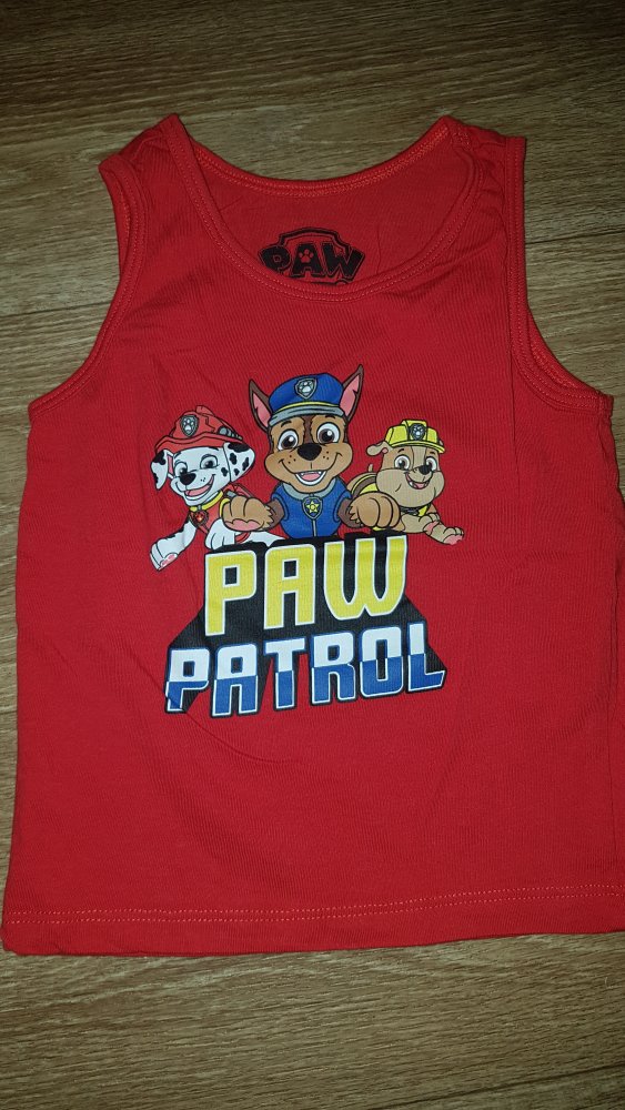 2er-Set Unterhemden, Paw Patrol, Größe 98/104, Neu und ungetragen 