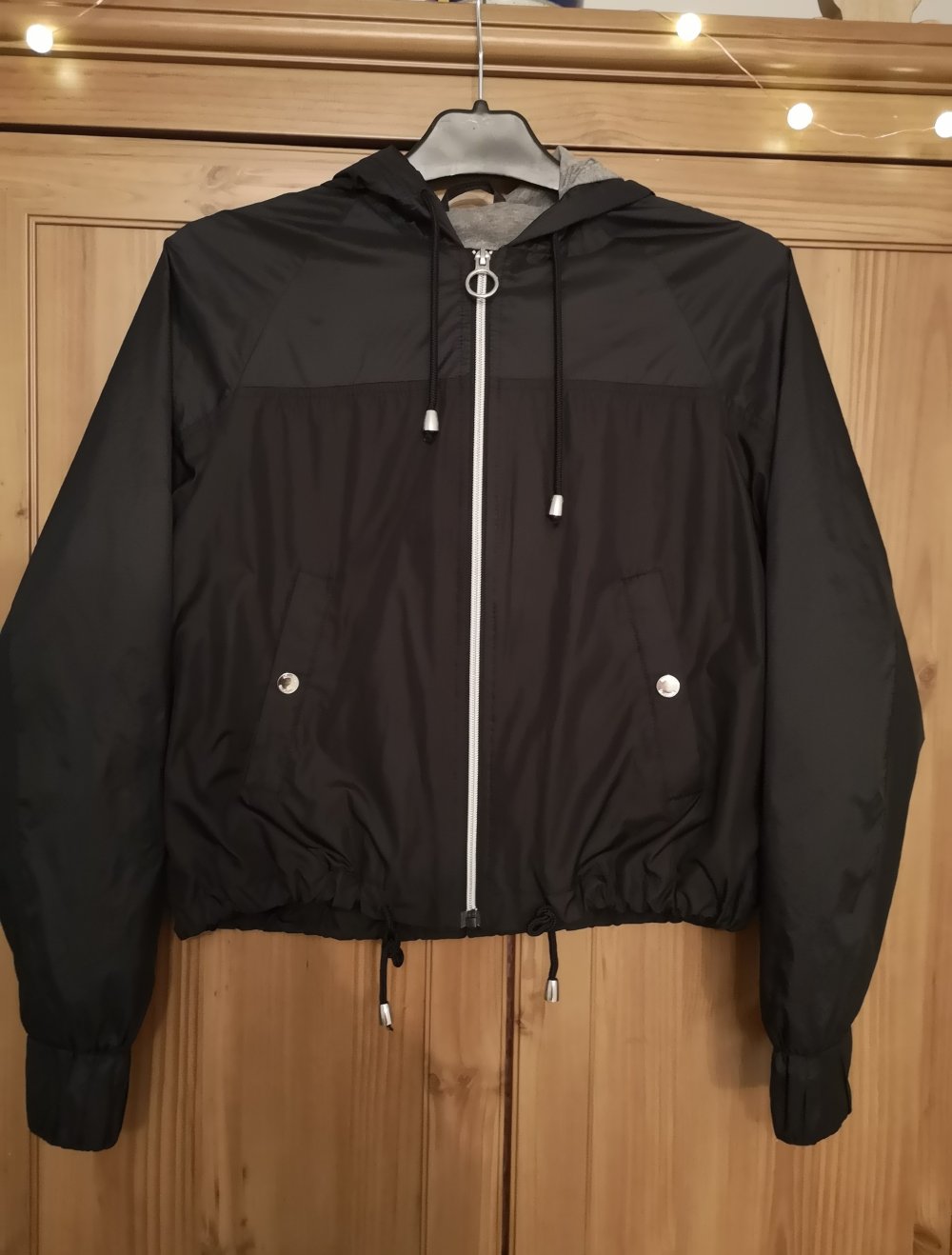 Schwarze Hollister Jacke