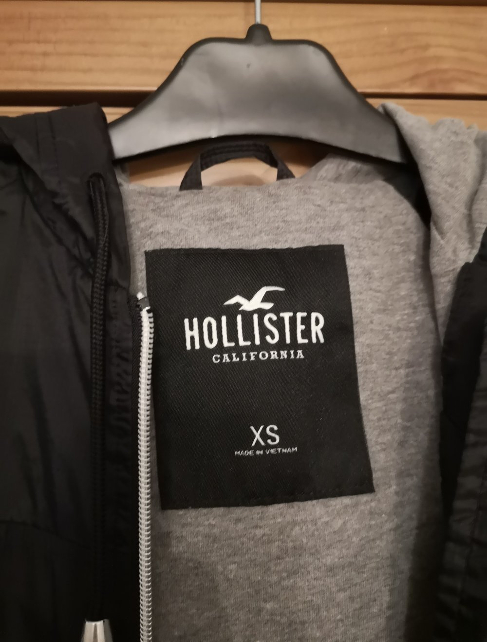 Schwarze Hollister Jacke