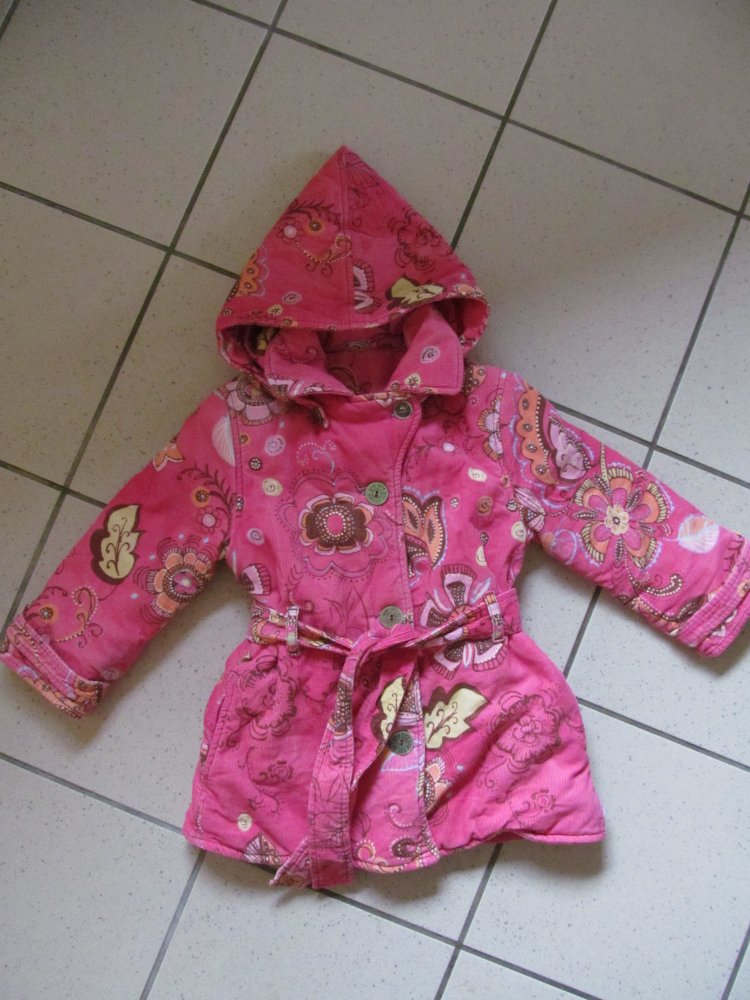 Mantel Jacke Winterjacke Herbst Übergang Kapuze Gr. 116 Toff Togs