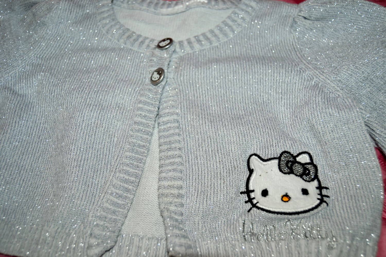 Hello Kitty Kleid mit Bolero, Farbe: Silber, Größe: 86-92