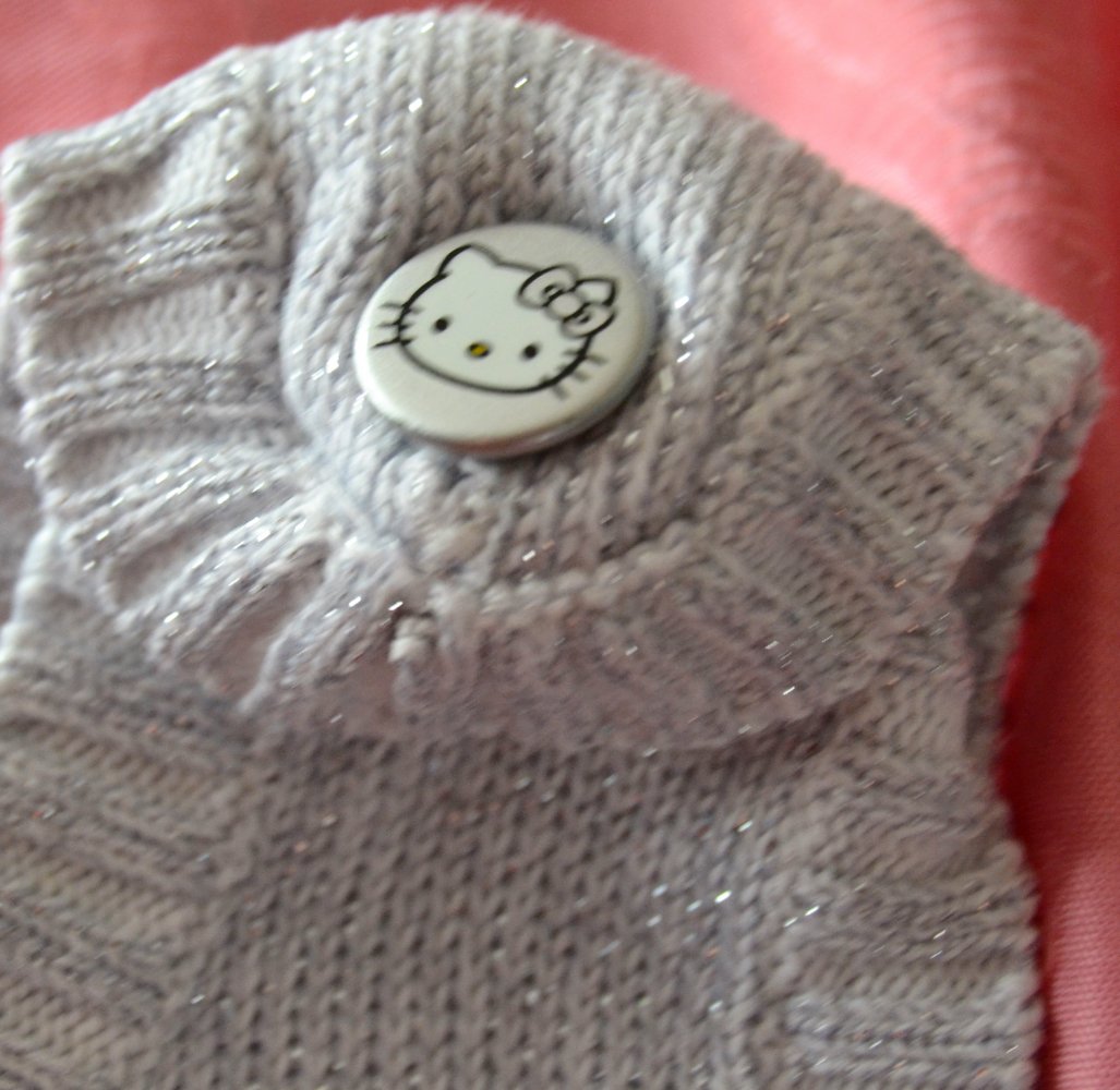 Hello Kitty Kleid mit Bolero, Farbe: Silber, Größe: 86-92