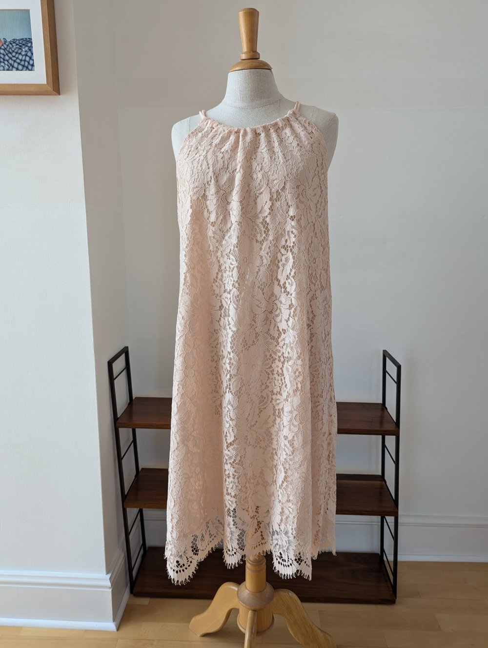 Marc Aurel Sommer Kleid spitze rose Gr.36