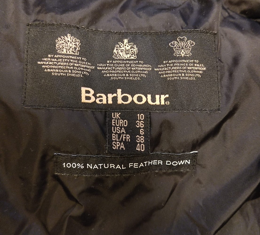 Barbour Damen Daunenjacke, Gr. 36