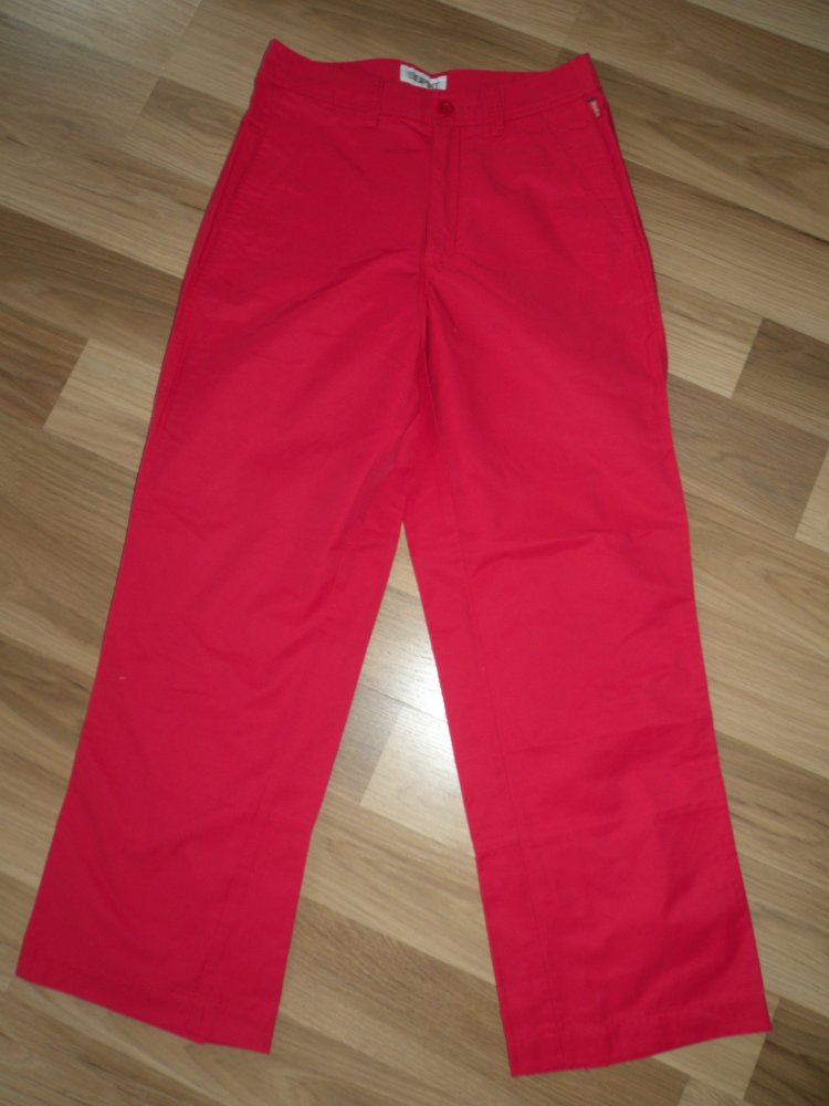 7/8 Mädchen Damen Sommer Hose Rot Hummer Esprit super Zustand Gr. 36