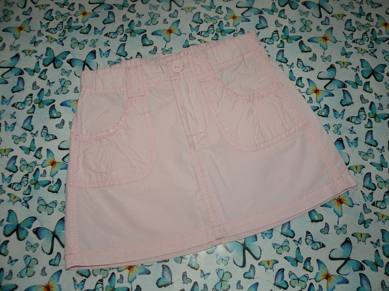 Mädchen Sweet H&M Sommer Rock Gr. 104 rosa verstellbar top Zustand