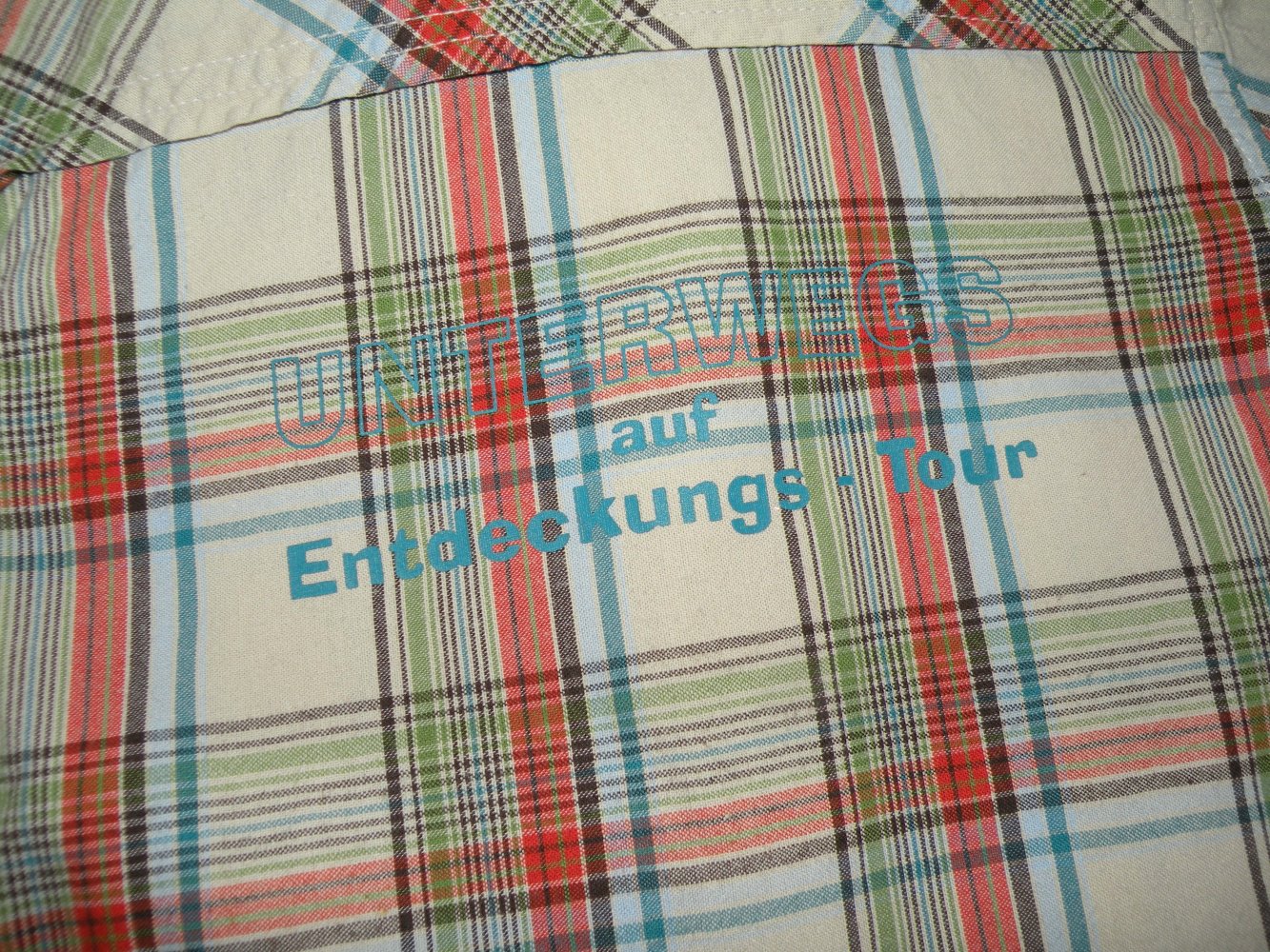 Traum Langarm Hemd Topolino Gr 86 kariert Sommer Übergang mit Rückendruck