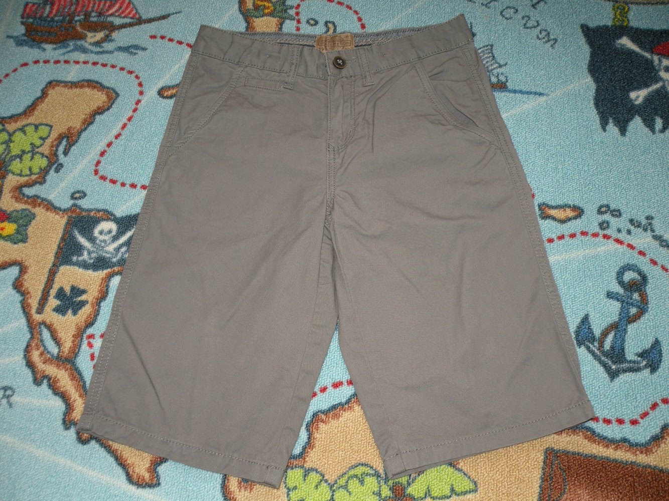 Jungen Sommer Jeans Shorts Bermudas Gr. 152 C&A Neu ungetragen Nr. 6 grau