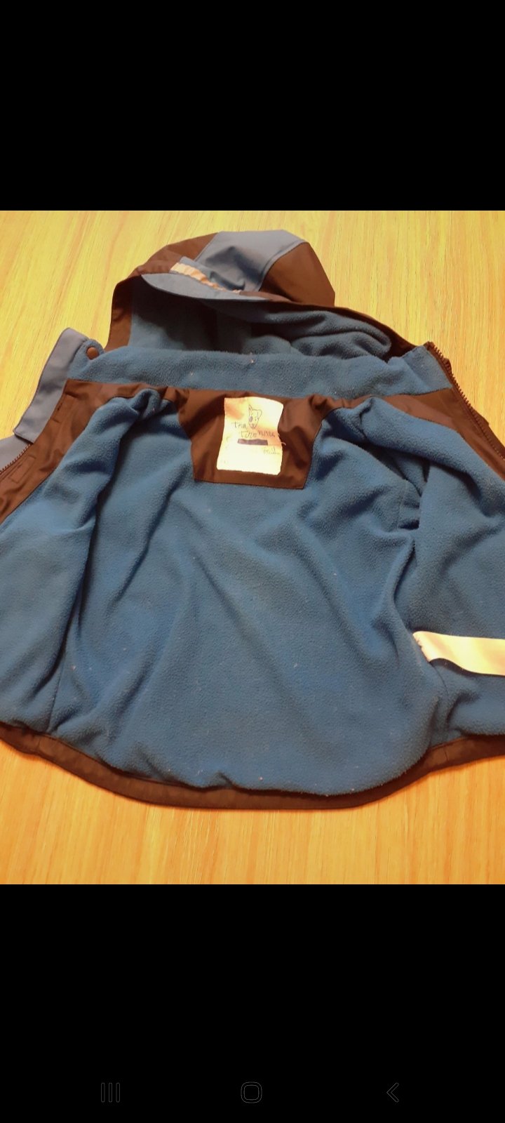 Regenjacke gefüttert