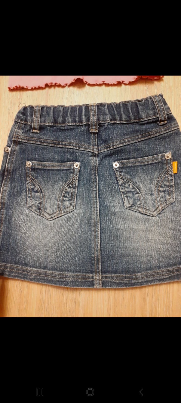 Set: Shirt + Jeansrock