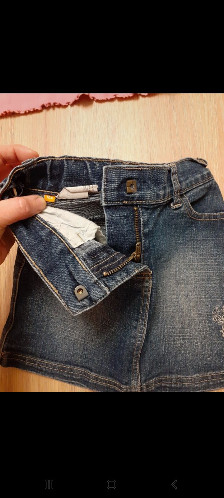 Set: Shirt + Jeansrock