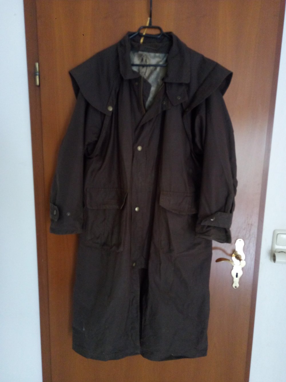 Motorradmantel, Regenmantel, Wachsmantel, Reitmantel