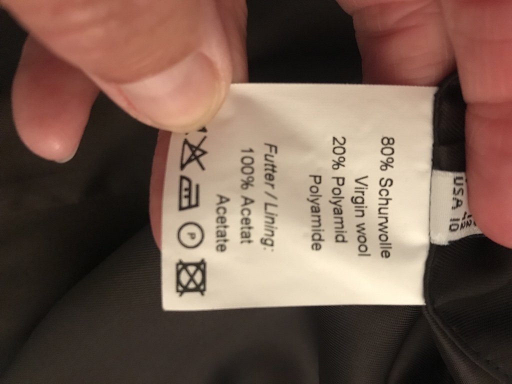 Mantel von Defendo  Vintage Pfeffer&Salz