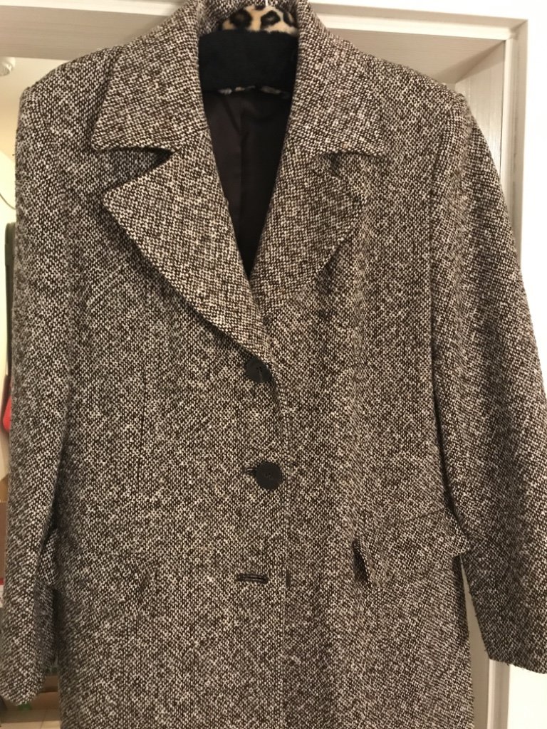 Mantel von Defendo  Vintage Pfeffer&Salz