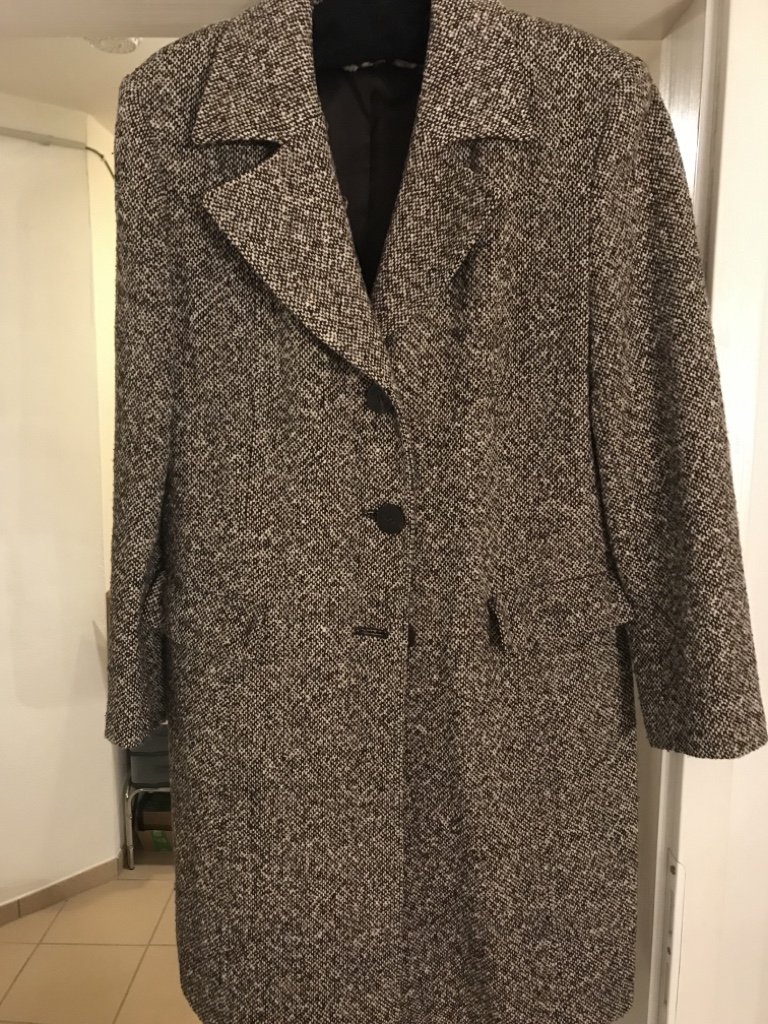 Mantel von Defendo  Vintage Pfeffer&Salz