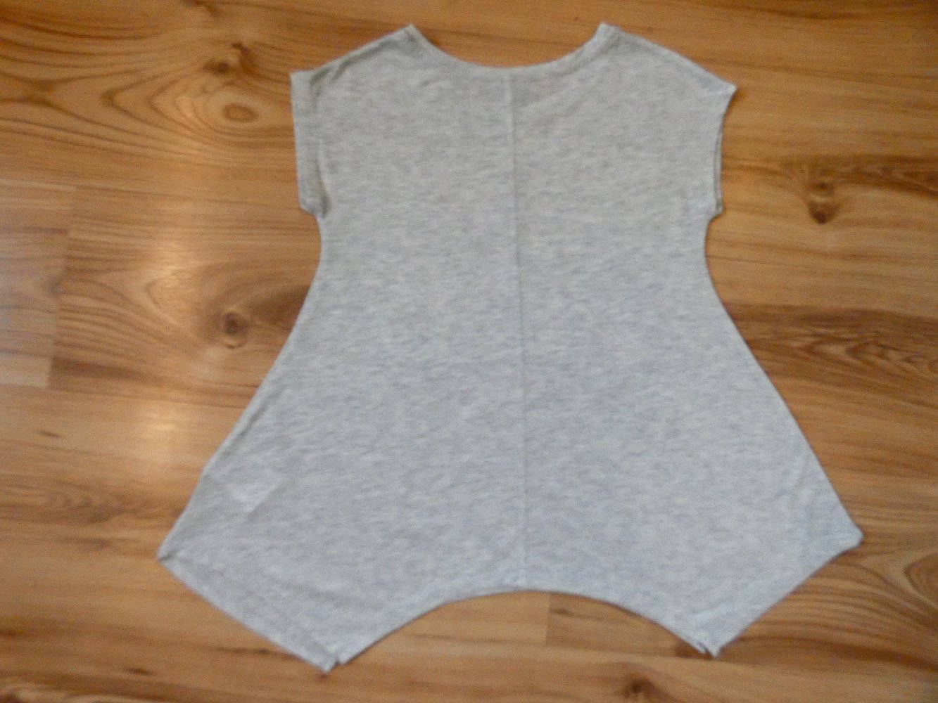 Neu! Mädchen Tunika Shirt Grau 134 140