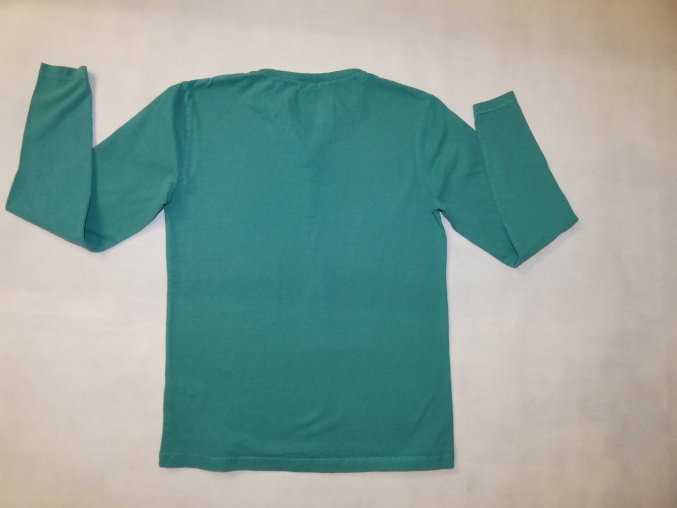 Herren Langarm Shirt Grün Gr. S