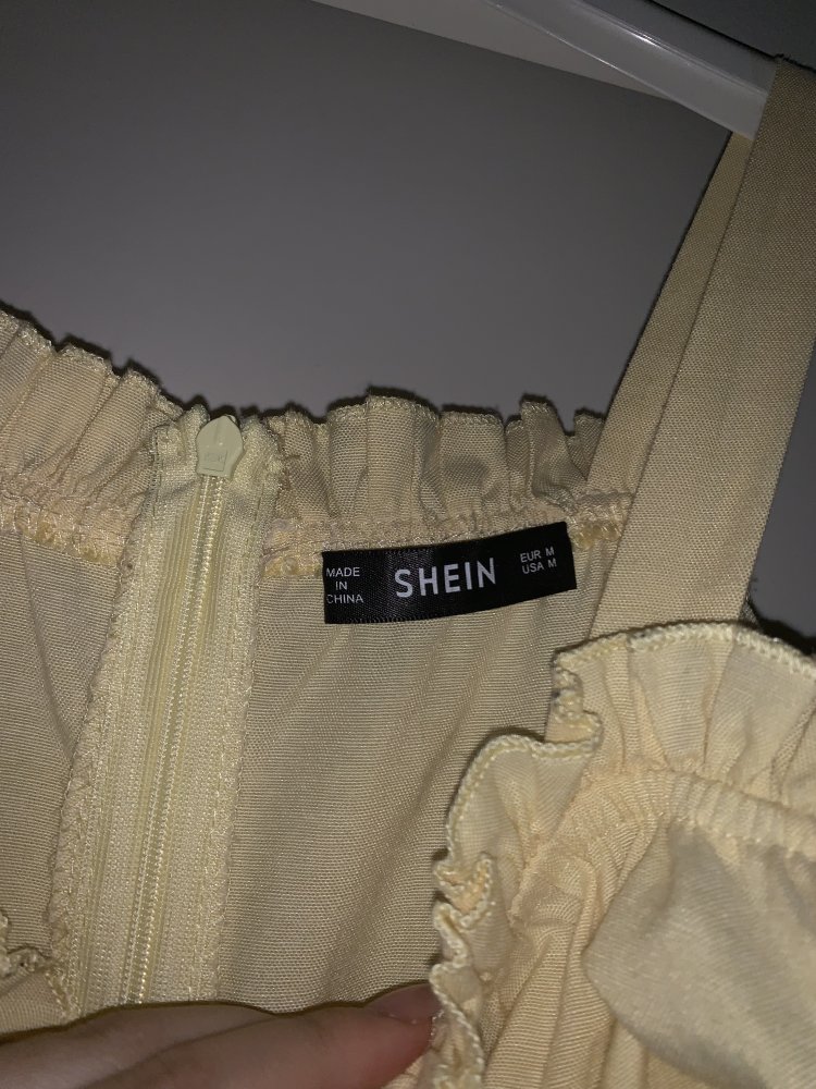 Gelbes Sommerkleid von Shein - Größe: M - Zustand: sehr gut!