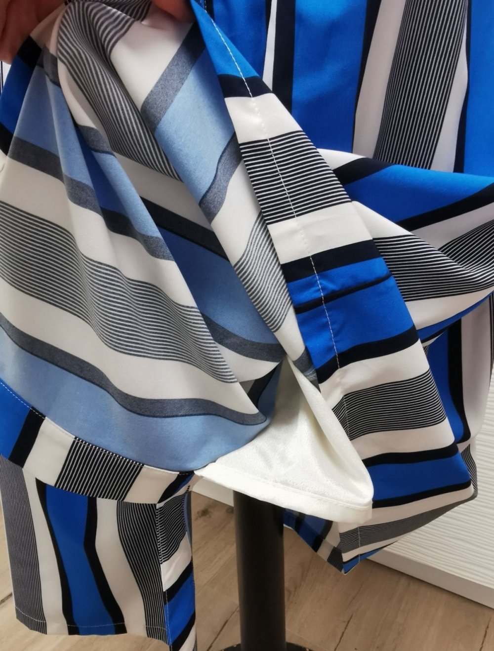 Penn&Ink N.Y. Rock Paper blau, schwarz-weiß 38/40