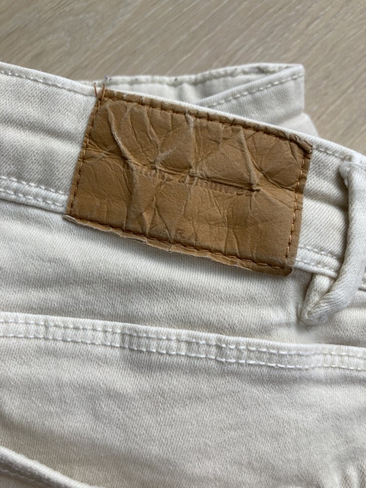 Zara Skinny Jeans Beige Creme 28x32 36 S