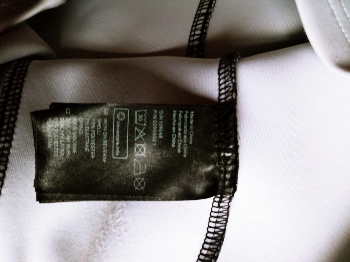 H&M Kleid XS 34 gestreift Neoprenkleid braun schwarz weiß Streifen